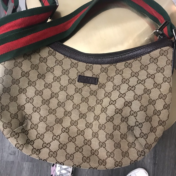 Gucci Handbags - Gucci Monogram Hobo Bag